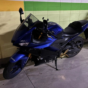 야마하 YZF-R3 레이싱 블루 정품 아크라배기 구변완