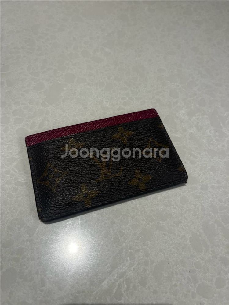 (정품)루이비통 푸시아 카드지갑--0