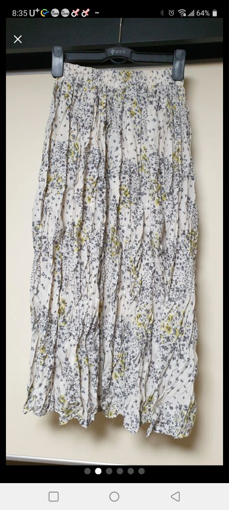 (새상품)예쁜치마(롱,양면) 이미지