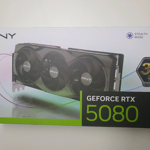 PNY RTX 5080 d7 트리플팬 미개봉품 팔아요