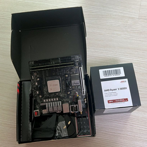 5600X + X470i + 16GB 보드셋