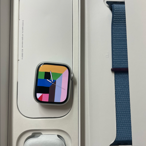 애플워치9 실버 41mm 배터리100퍼