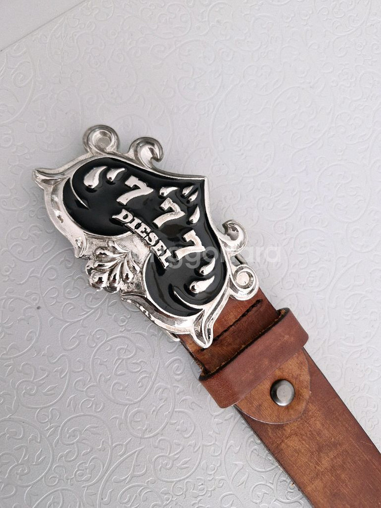 DIESEL 통가죽벨트 정품--0