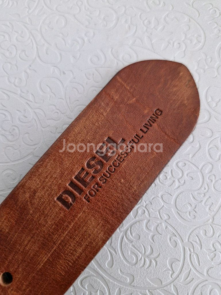 DIESEL 통가죽벨트 정품--2