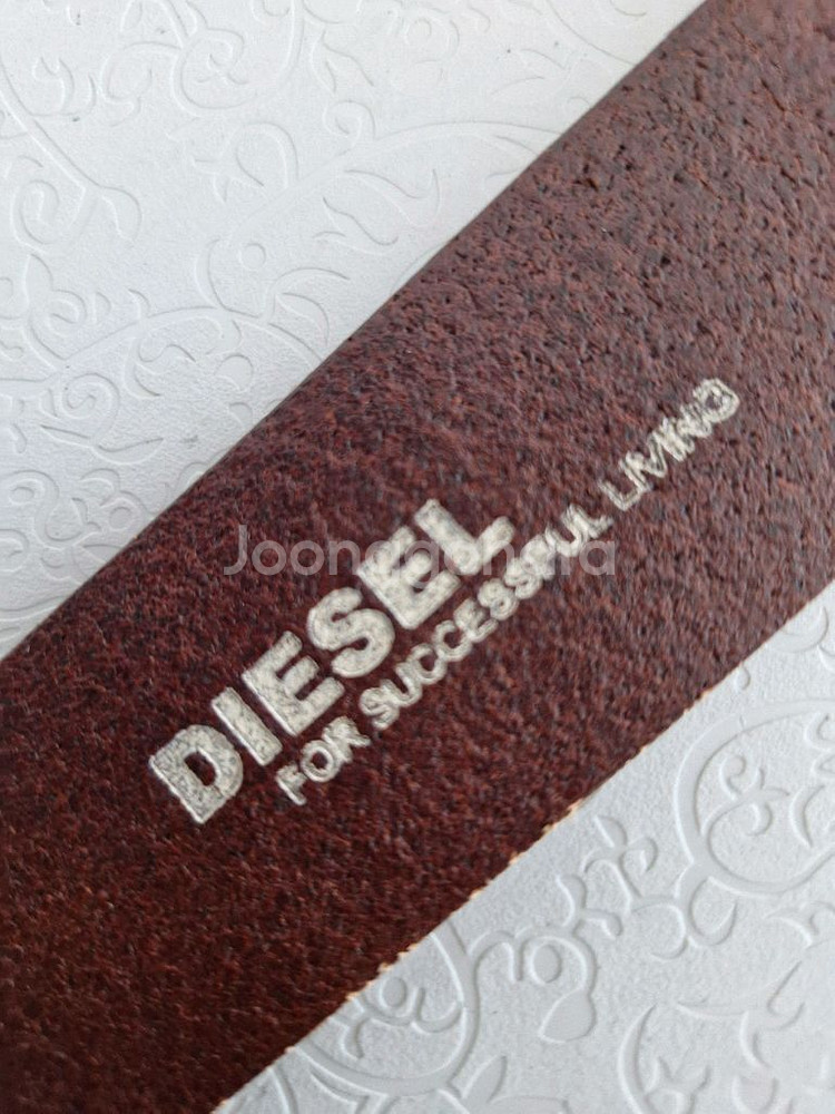 DIESEL 통가죽벨트 정품--3