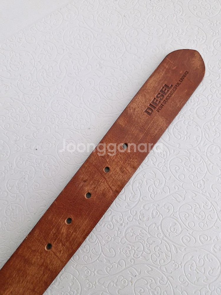 DIESEL 통가죽벨트 정품--4