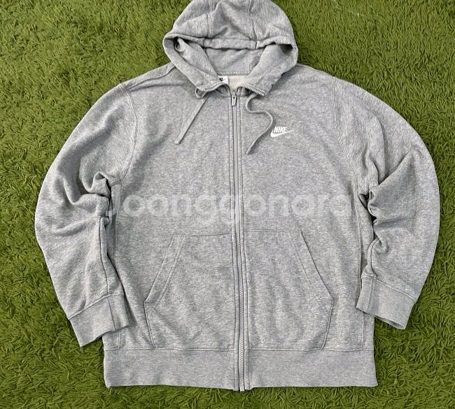 나이키 그레이 후드 져지집업 105/XL--0