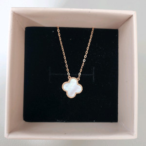 14K 클로버 목걸이