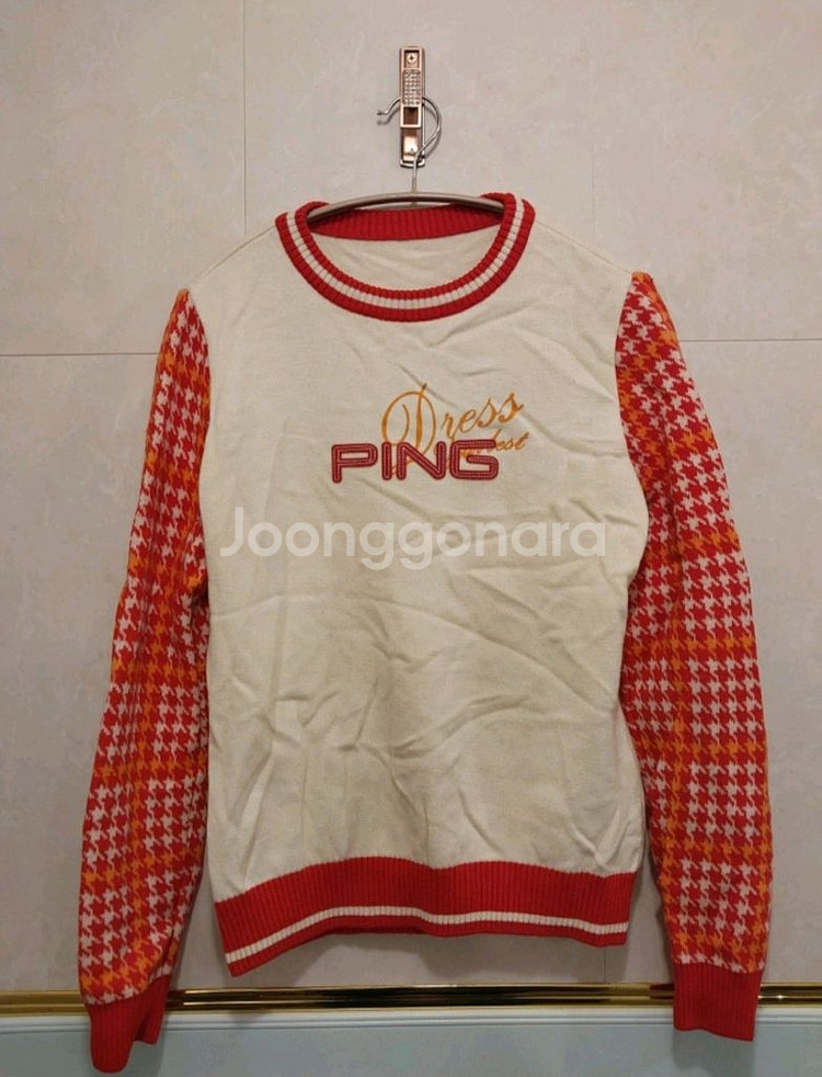 PING 골프 정품 여성 모 100% 소재 긴팔 90--0