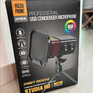 유튜브 촬영용 조이트론 HD USB 콘덴서 마이크