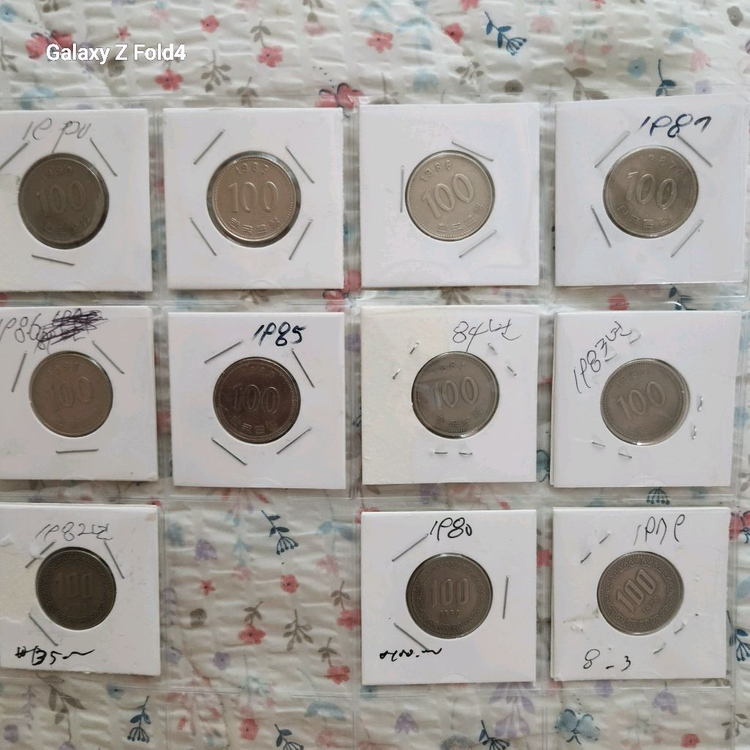 희귀동전 100원짜리 이미지