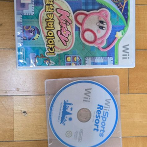 Wii 게임CD(털실커비이야기, 스포츠리조트)