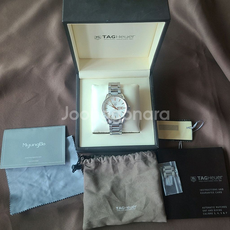 태그호이어 까레라 칼리버5 오토매틱 골드핸즈 41mm--1