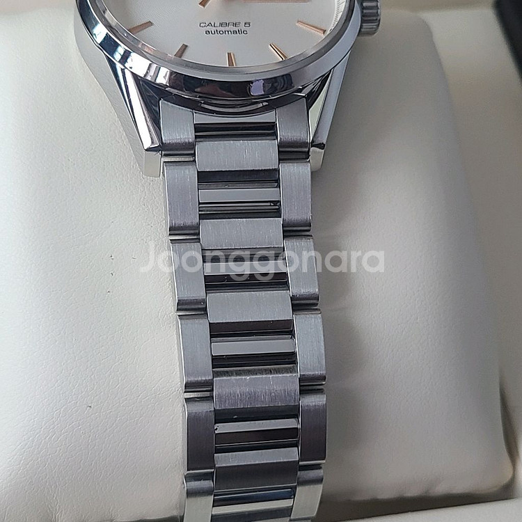 태그호이어 까레라 칼리버5 오토매틱 골드핸즈 41mm--4