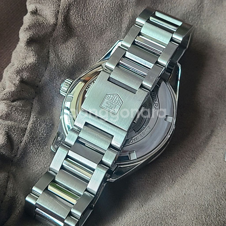 태그호이어 까레라 칼리버5 오토매틱 골드핸즈 41mm--9