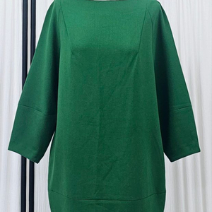 H&M 원피스 보트넥 벌룬소매 원피스