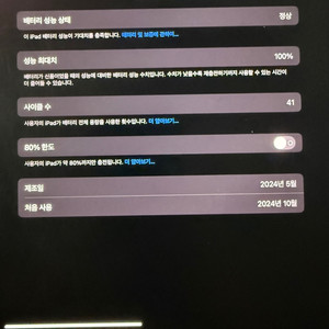 아이패드 프로 11 m4 wifi 1tb 모델 팝니다.