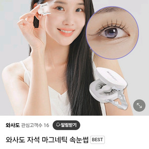 와사도 자석 속눈썹 + 픽서포함 세트