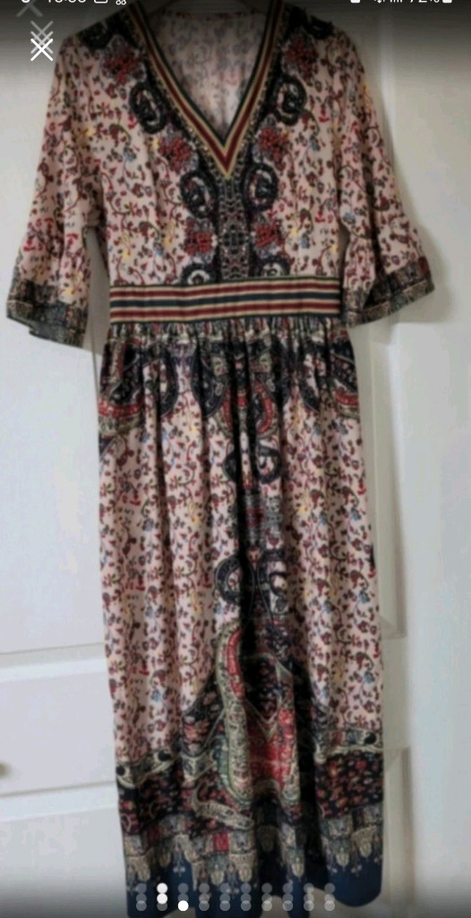 (새상품)~55 큐빅 롱원피스 이미지