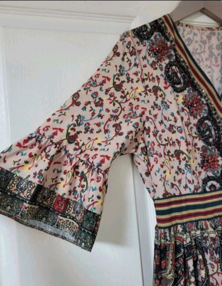 (새상품)~55 큐빅 롱원피스 이미지