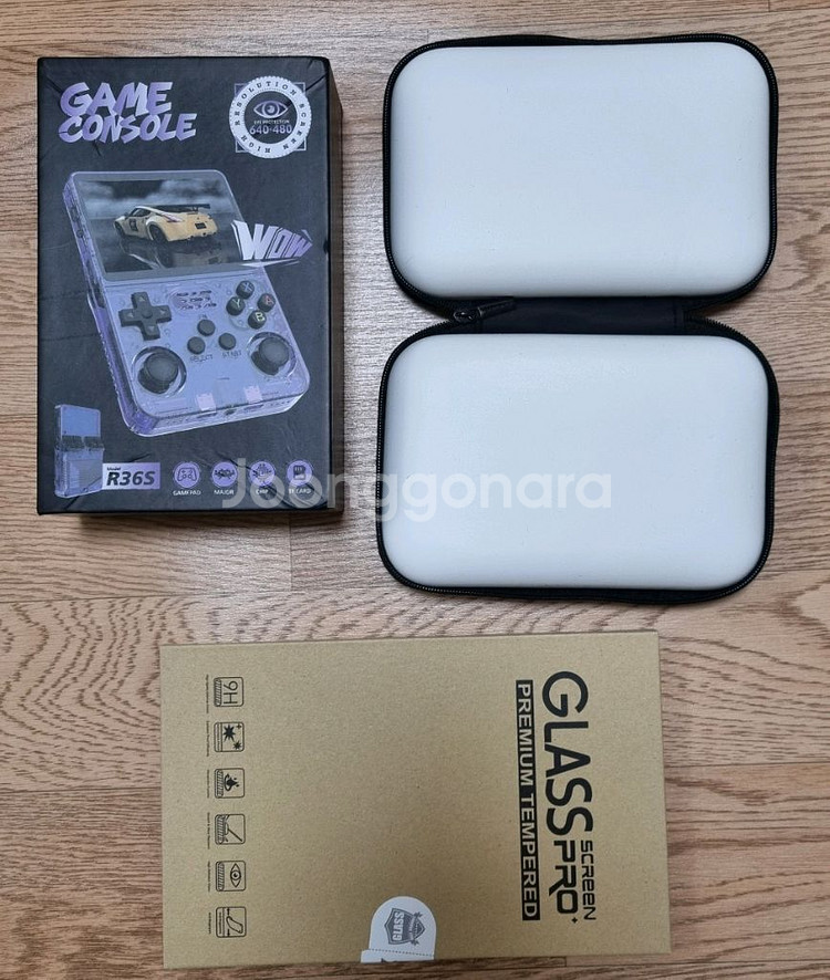 휴대용 게임기 R36S 케이스 포함 한글 한방팩 오락기--2