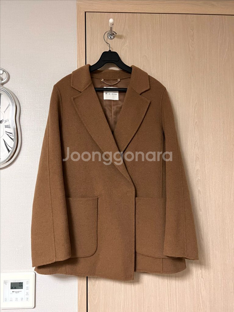 잇미샤 울 캐시미어 핸드메이드 자켓 숏코트 하프코트--0
