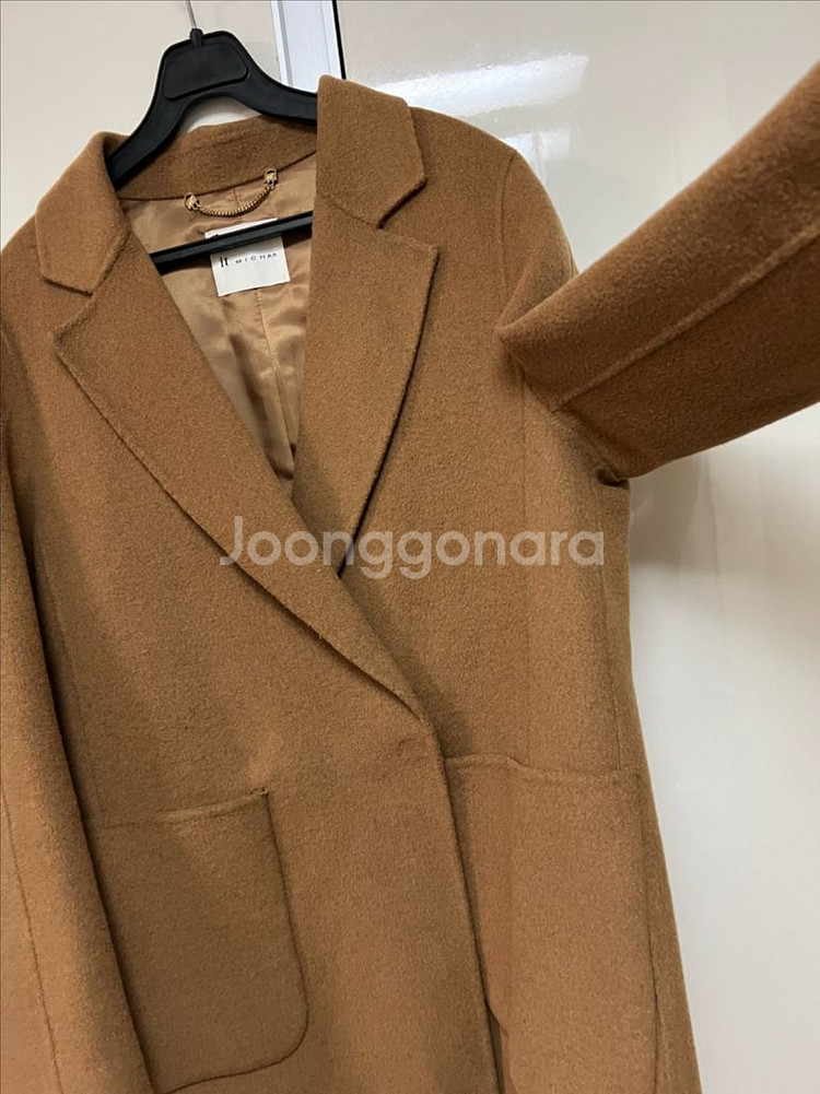 잇미샤 울 캐시미어 핸드메이드 자켓 숏코트 하프코트--6