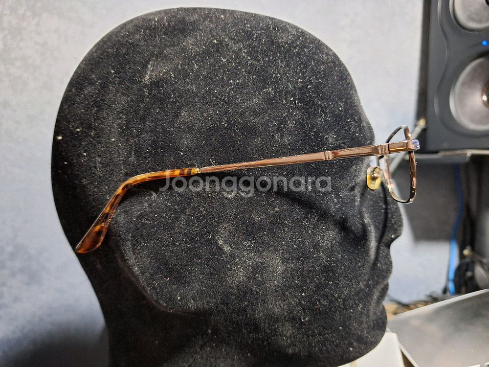 일본 메탈 브라운 빈티지 안경테 레트로 클래식--1