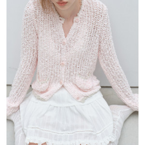 구해요) 더오유 SHEER POP CORN KNIT C