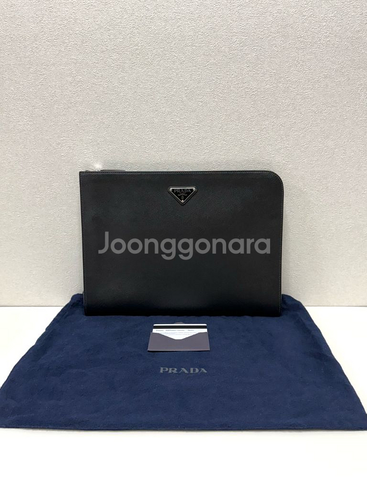 (정품A급)프라다 사피아노 도큐먼트 클러치백--0