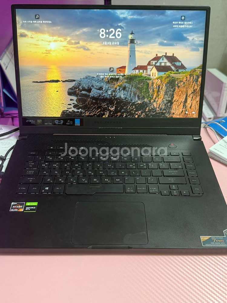 asus rog 제피러스 (자세히는모름) 노트북 급처--0