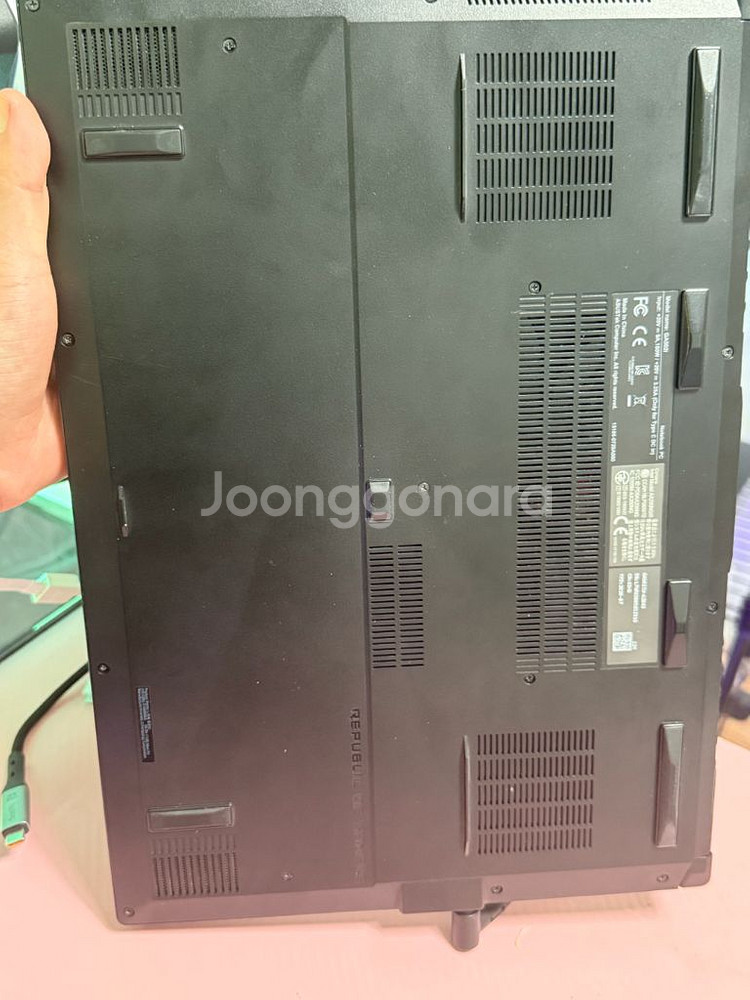 asus rog 제피러스 (자세히는모름) 노트북 급처--2
