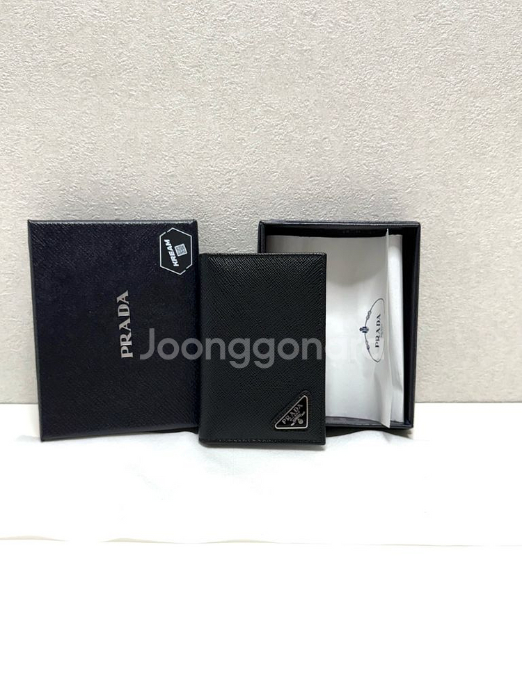 (크림새상품급)프라다 사피아노 오거나이저 카드지갑--9
