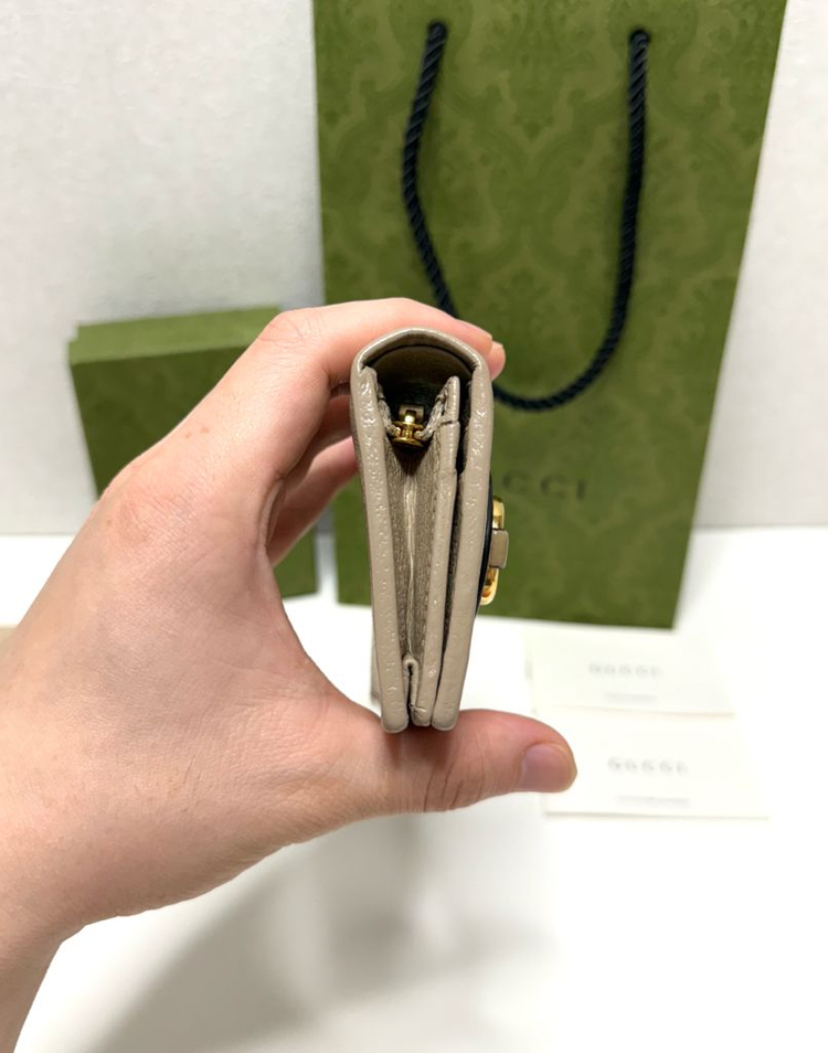 (정품A급)구찌 1955 홀스빗 카드 중지갑 이미지