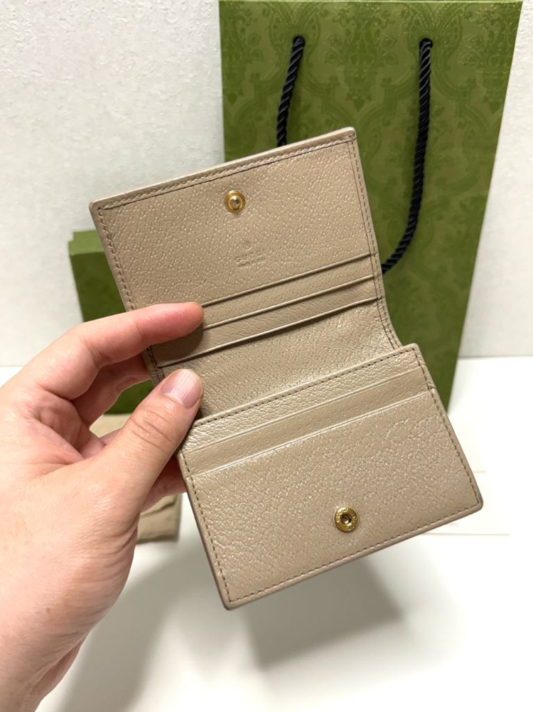 (정품A급)구찌 1955 홀스빗 카드 중지갑 이미지