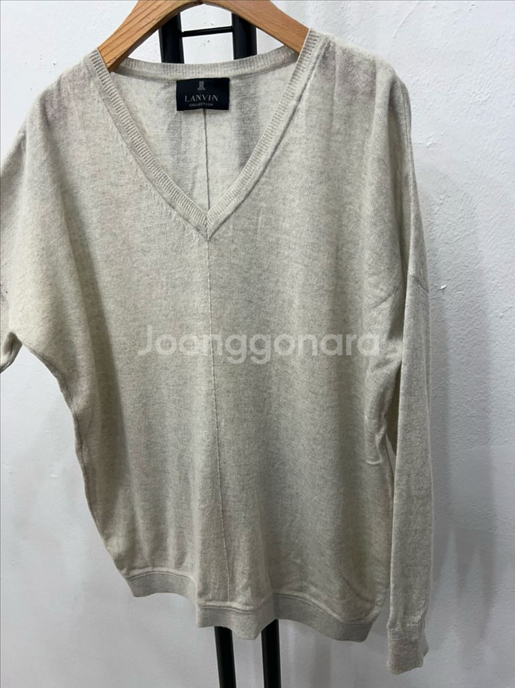 정품) 랑방 한섬 캐시미어100 여성니트 90F--2