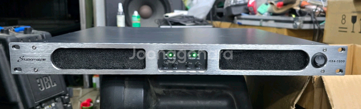 Studiomaster HX4-1800 4채널파워앰프--0