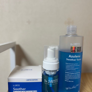 상떼아줄렌 수더 토너 500ml+토너패드80매+버블공병