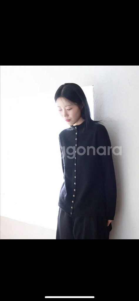 샵오묘 button up wool cardigan--1