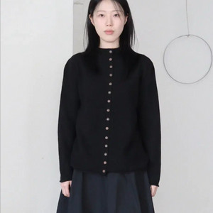샵오묘 button up wool cardigan