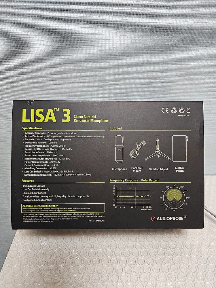 새상품-AUDIOPROBE LISA3 콘덴서마이크--4