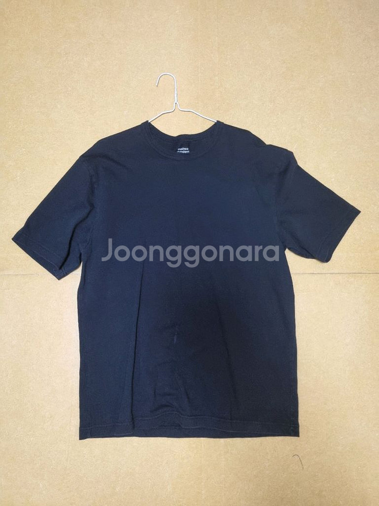 무탠다드 릴렉스 핏 크루넥 반팔티 블랙 M--0