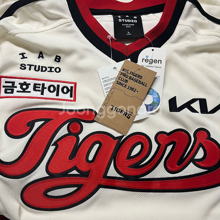 기아타이거즈 아이콘 어센틱 유니폼 사이즈 100 L--0