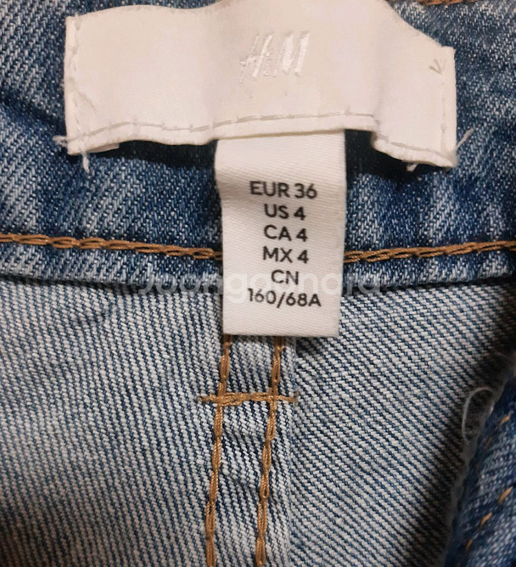 h&m 여자반바지--2