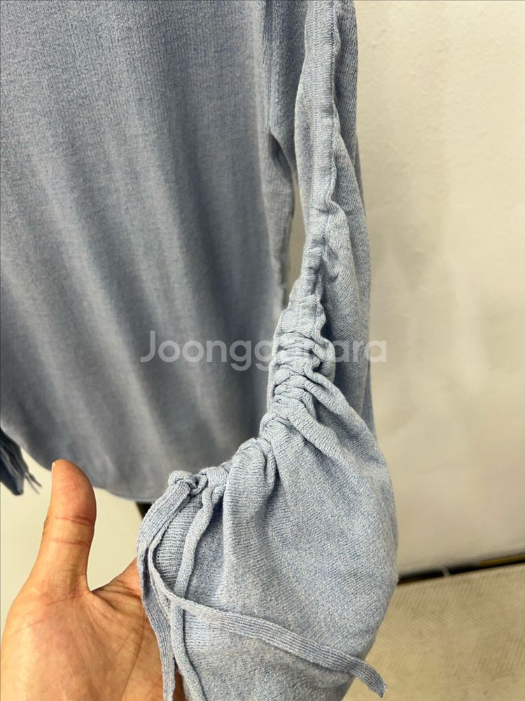 정품) 랑방 한섬 린넨 니트 90F--4