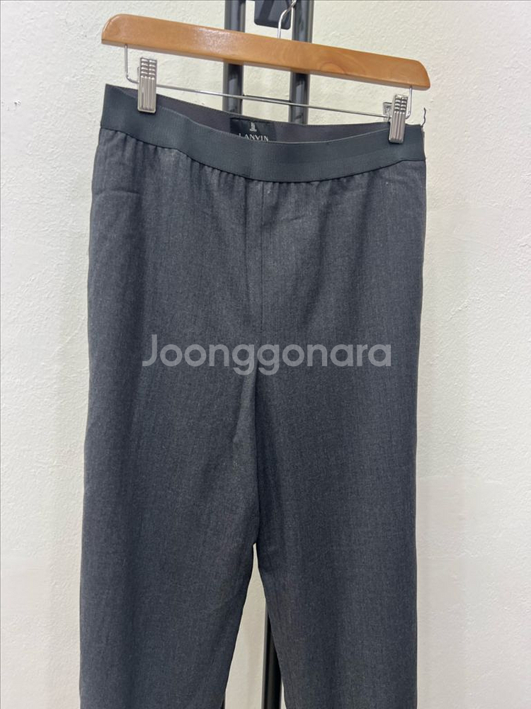 정품) 랑방 한섬 스트랩 슬렉스 팬츠 64--1