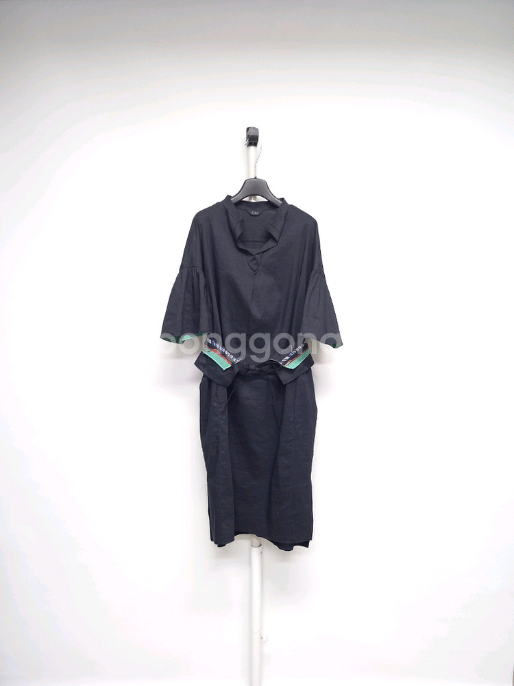 타임 TIME 여름 마 레이온 맥시 롱 원피스 F 44--0