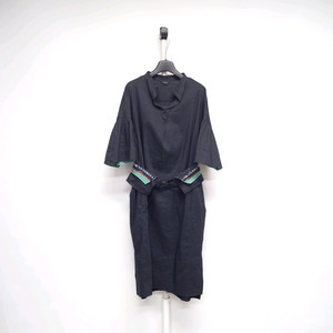 타임 TIME 여름 마 레이온 맥시 롱 원피스 F 44