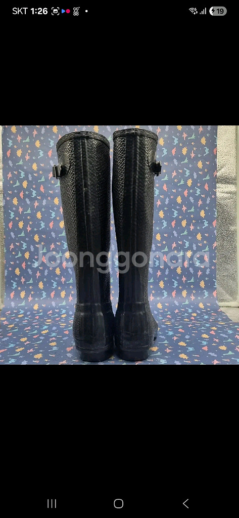 헌터 레인부츠 uk3 220--3