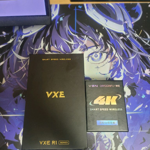 vxe r1 pro 마우스 + vgn 4k동글